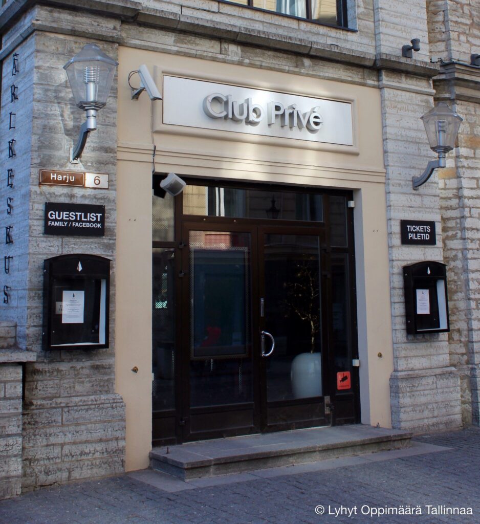Tallinnan Yökerho Club Prive