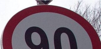90 km tunnissa